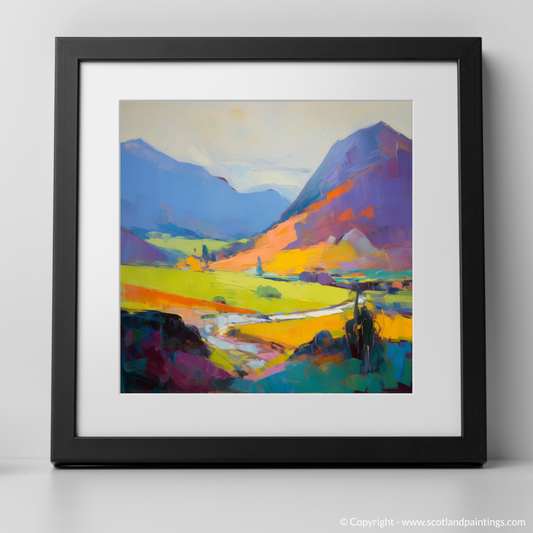 Highland Radiance: An Abstract Expression of Glen Coe