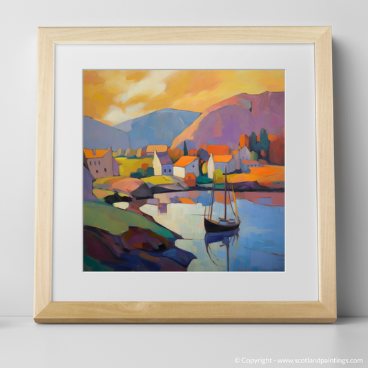 Cubist Golden Hour at Port Ellen Harbour