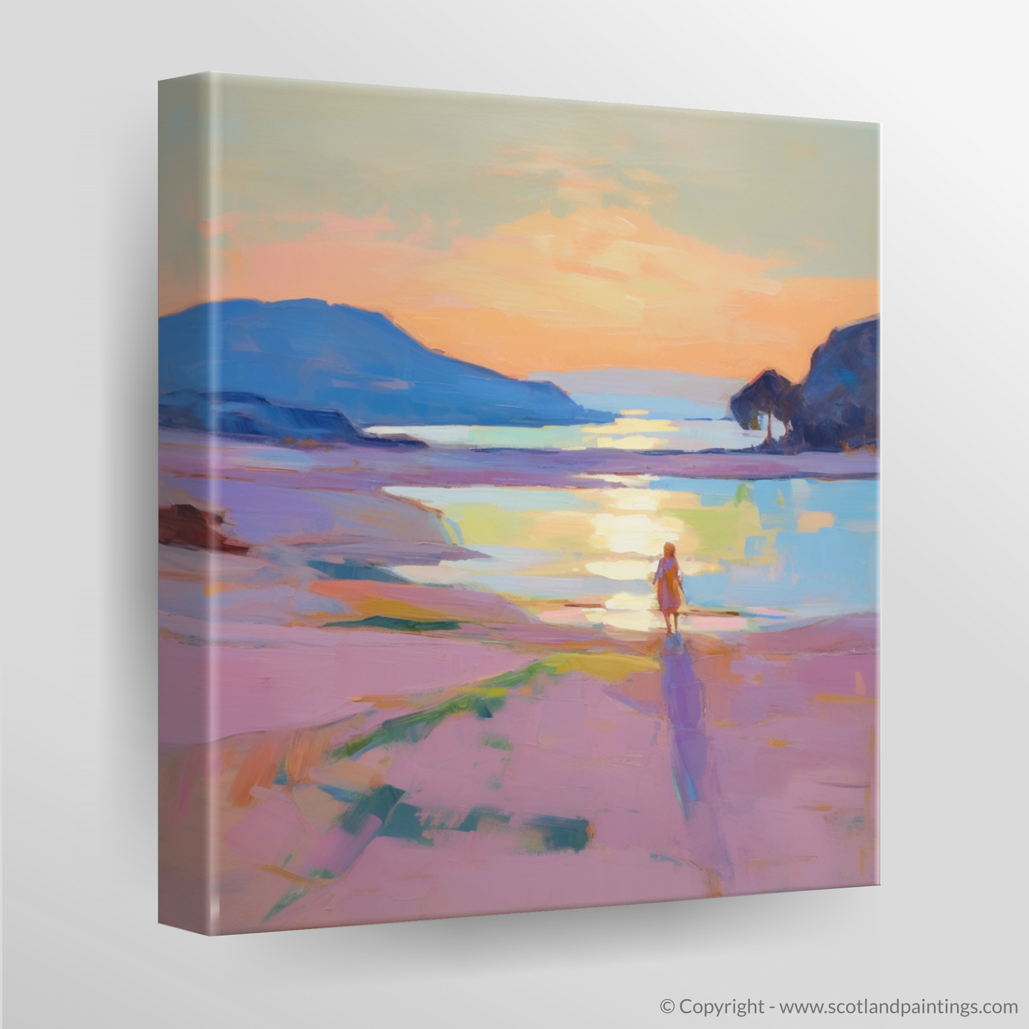 Dusk at Lunan Bay: An Impressionist Reverie