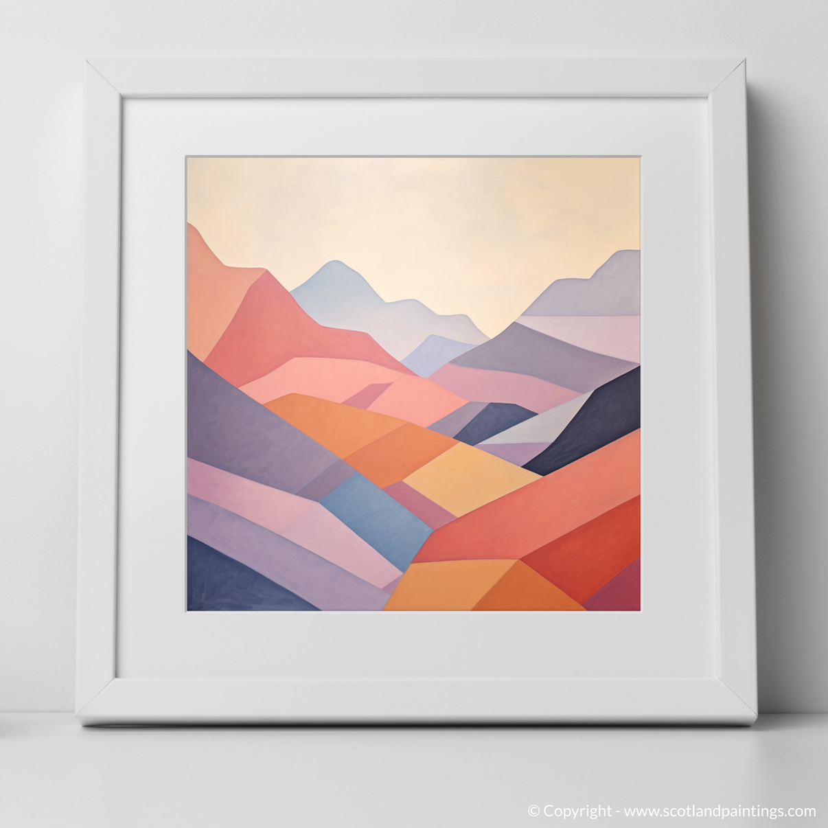 Minimalist Majesty of Glen Nevis – Scotland Paintings and Art Prints