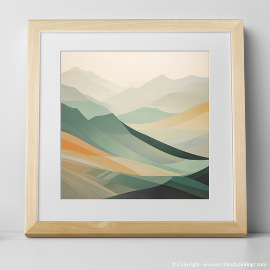 Scottish Glen Serenity: A Minimalist Interpretation