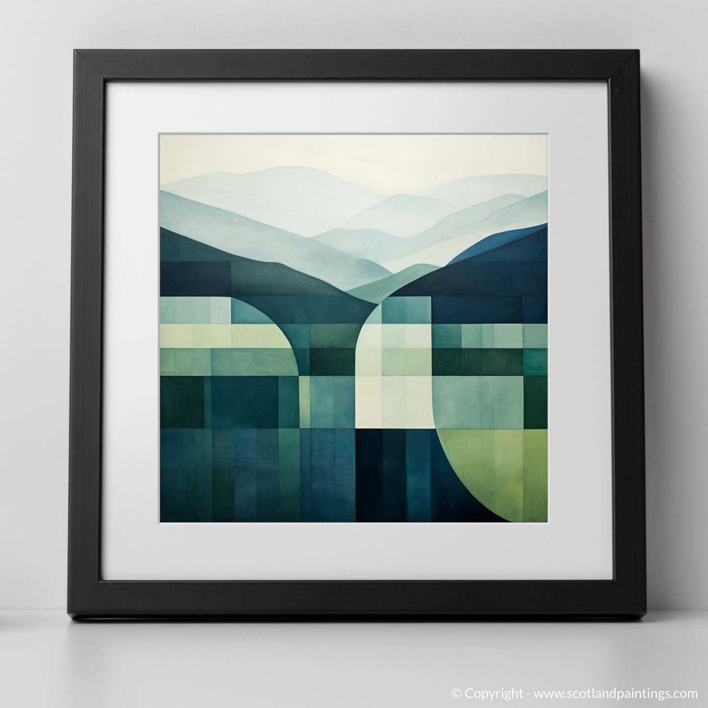 Scottish Glen Serenity: A Minimalist Masterpiece