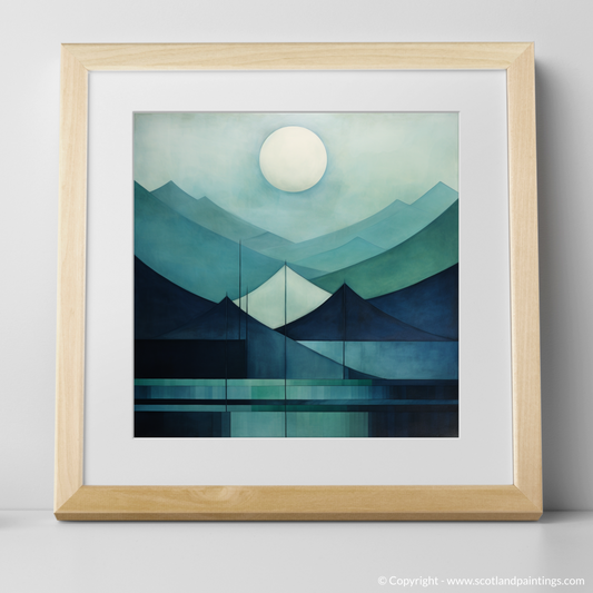 Serene Peaks of Glen Nevis: A Minimalist Interpretation