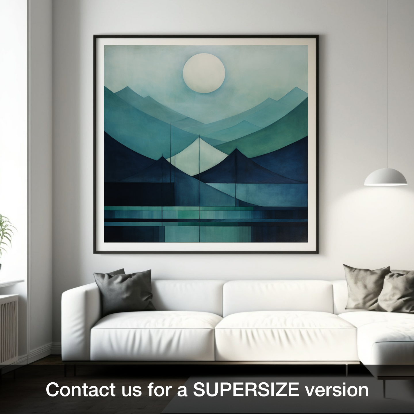 Serene Peaks of Glen Nevis: A Minimalist Interpretation