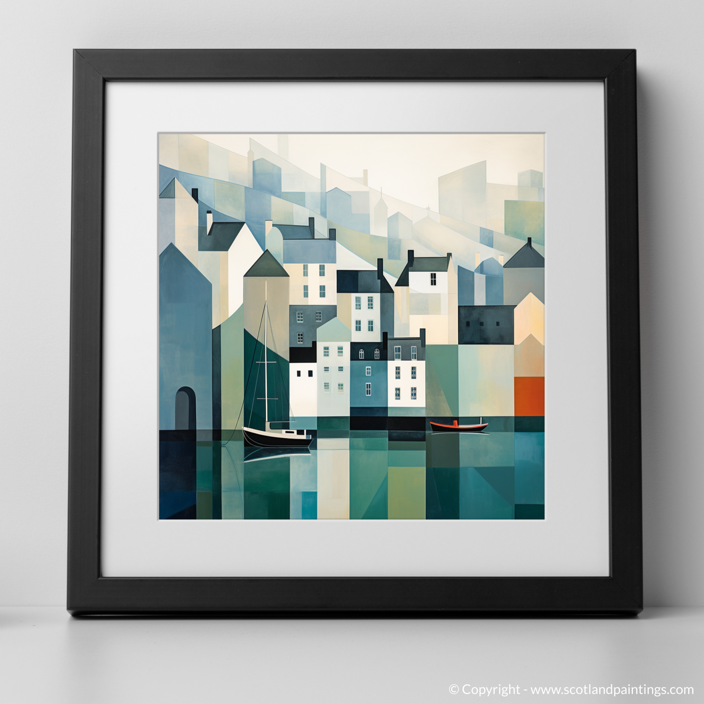 Serenity of Portree Harbour: A Minimalist Masterpiece