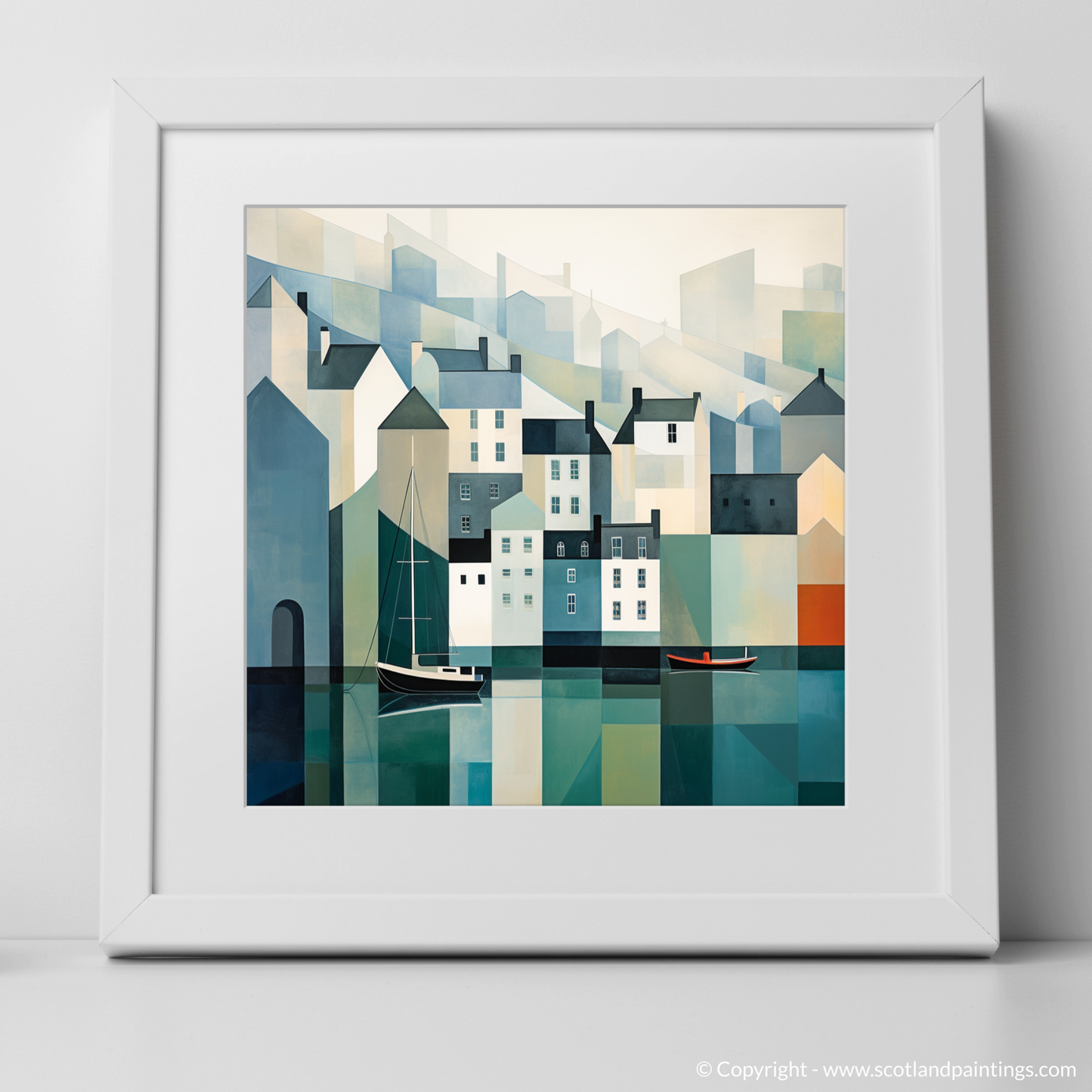 Serenity of Portree Harbour: A Minimalist Masterpiece