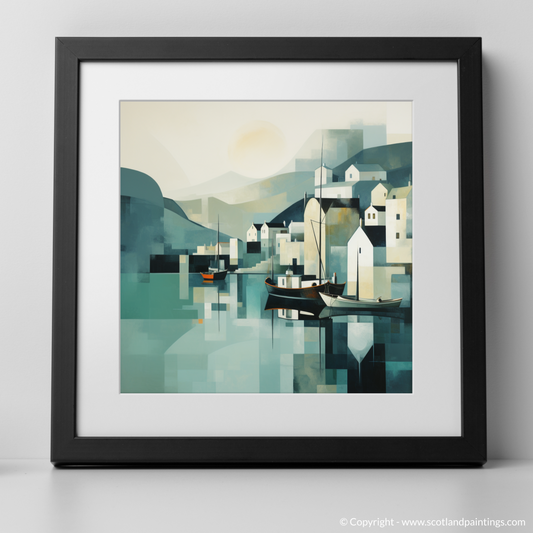 Portree Harbour in Minimalist Serenity