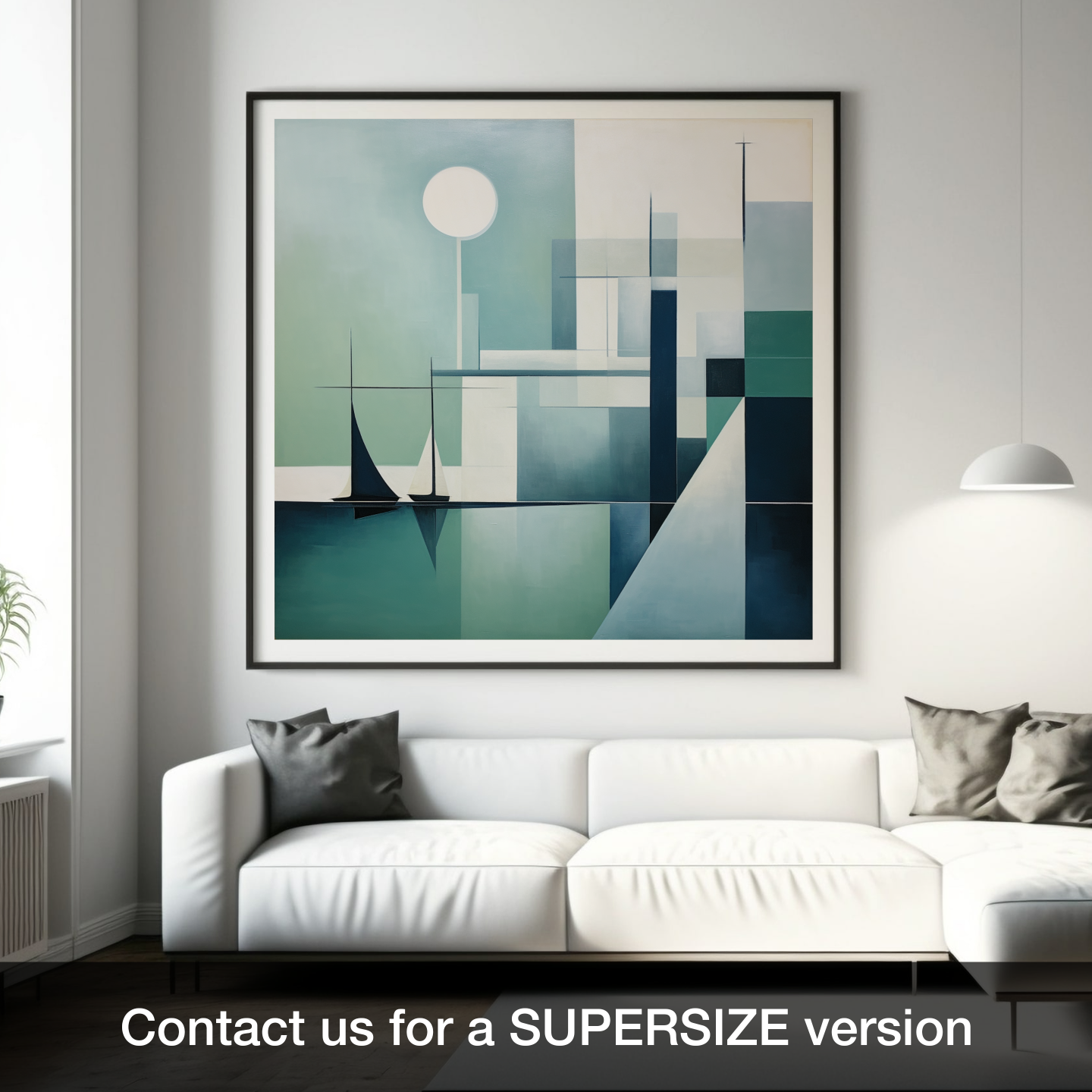 Harbour Serenity: A Scottish Minimalist Seascape