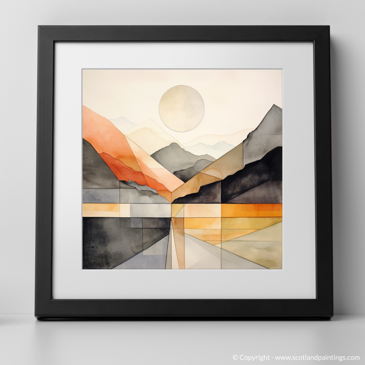 Minimalist Glencoe: A Masterpiece of Serene Abstraction