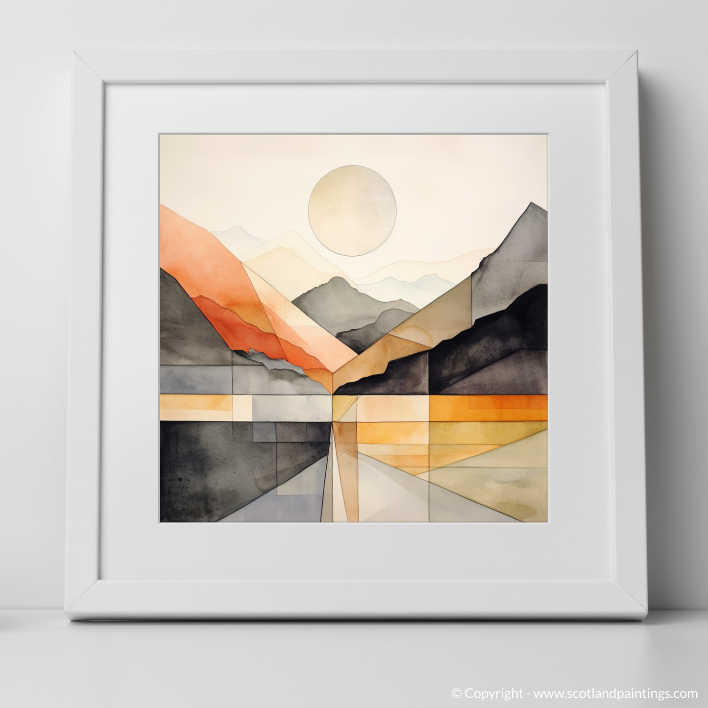 Minimalist Glencoe: A Masterpiece of Serene Abstraction