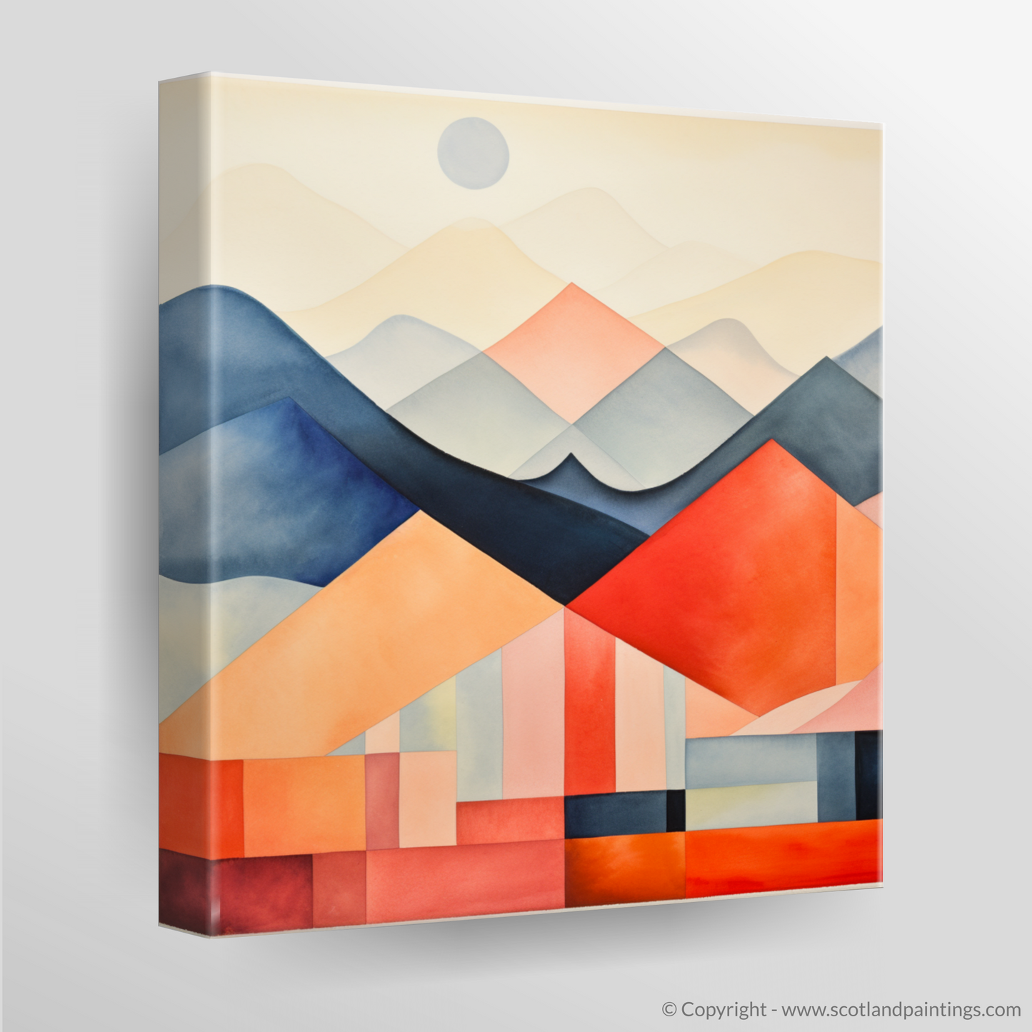 Glencoe Reimagined: A Symphony of Geometric Abstraction