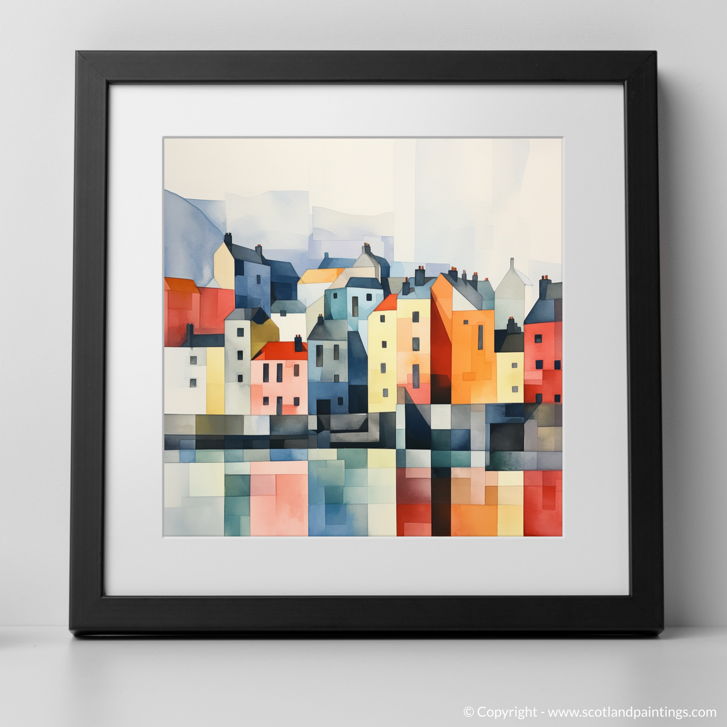 Portree Harbour Essence: A Minimalist Ode