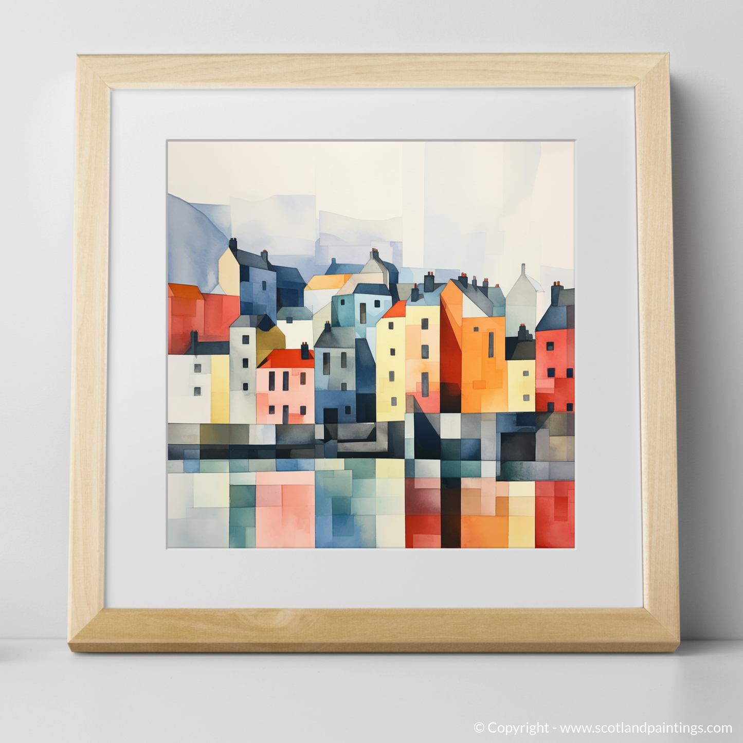 Portree Harbour Essence: A Minimalist Ode