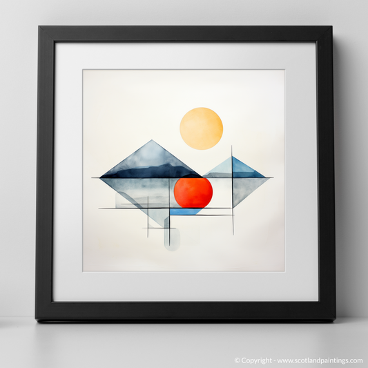 Isle of Mull Reimagined in Geometric Tranquility