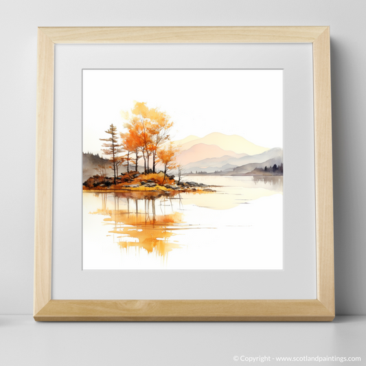 Autumn Hues of Loch Morar: A Minimalist Homage