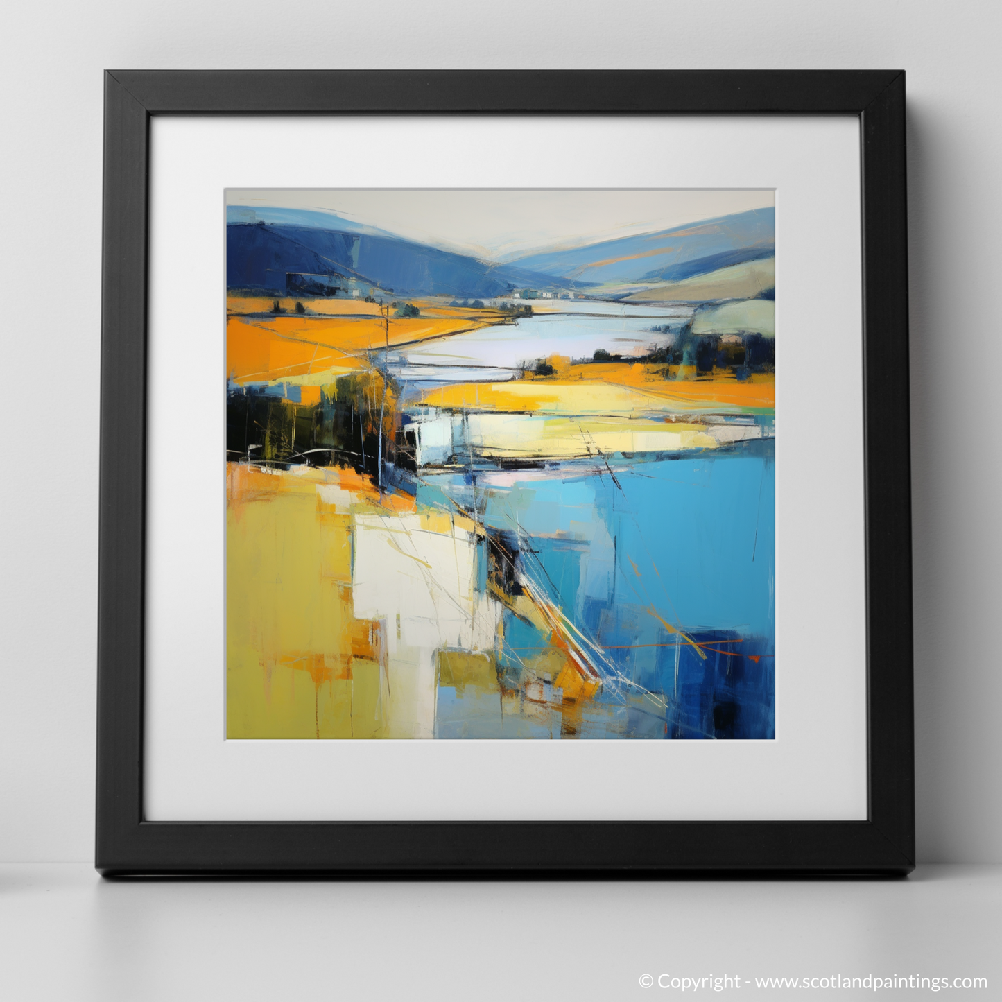 Whispers of Loch Earn - An Abstract Impressionist Journey