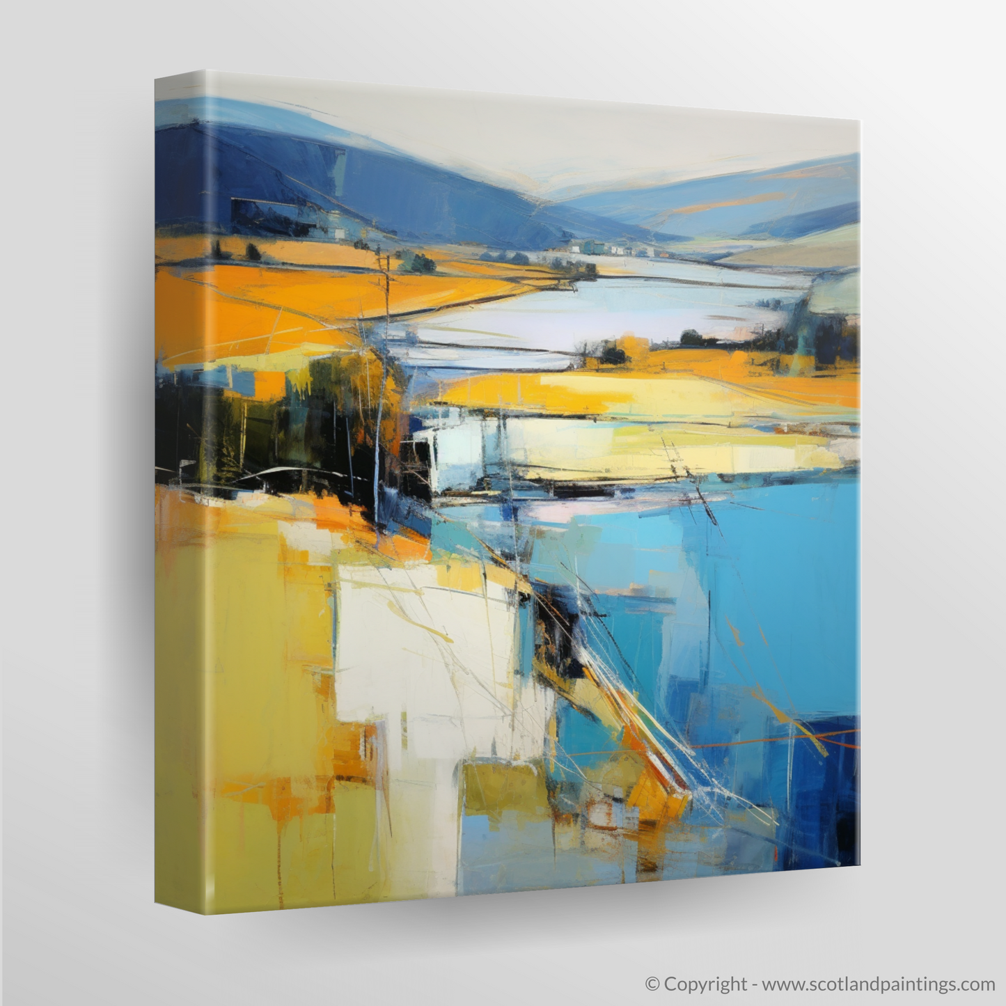 Whispers of Loch Earn - An Abstract Impressionist Journey