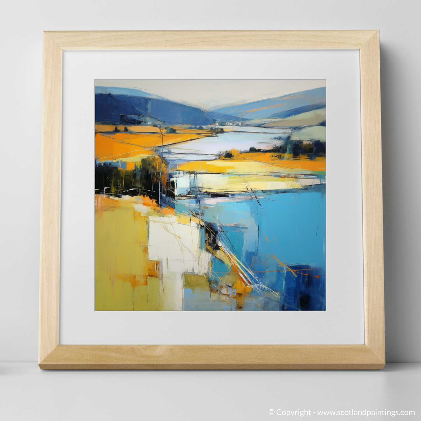 Whispers of Loch Earn - An Abstract Impressionist Journey