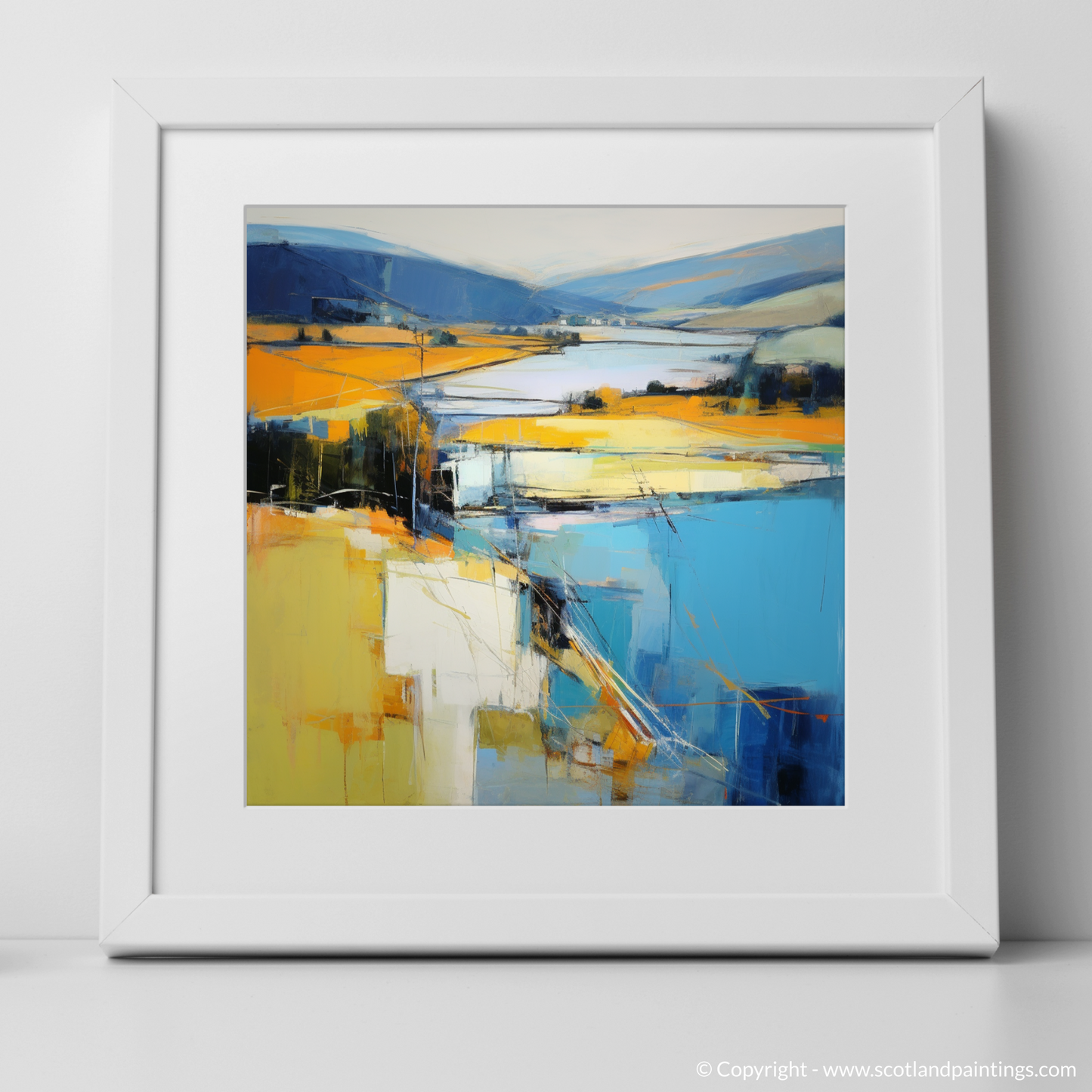 Whispers of Loch Earn - An Abstract Impressionist Journey