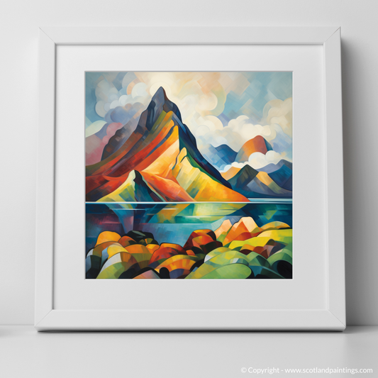 Abstract Sgurr Alasdair: A Kaleidoscope of Highland Grandeur