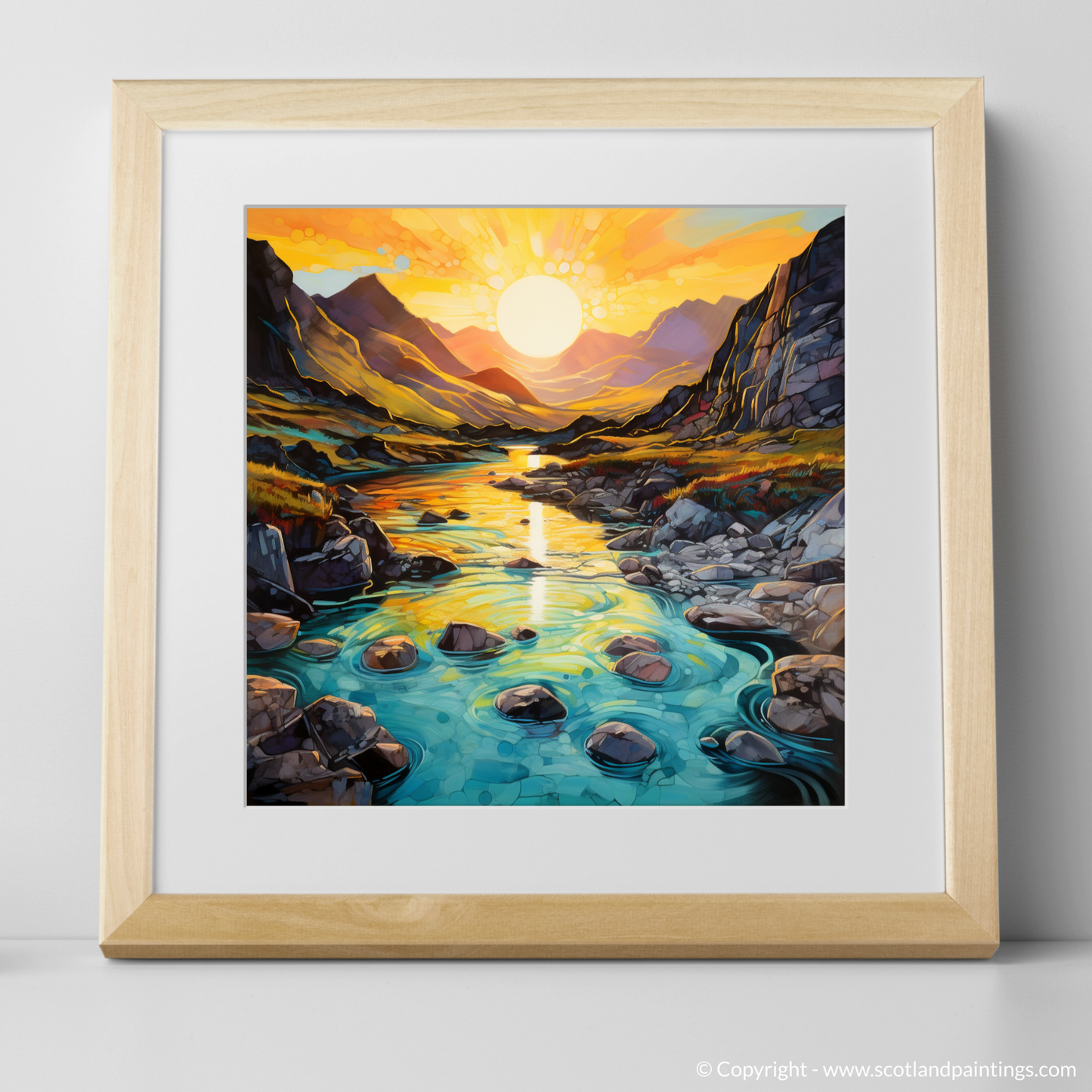 Golden Hour Enchantment at Isle of Skye Fairy Pools