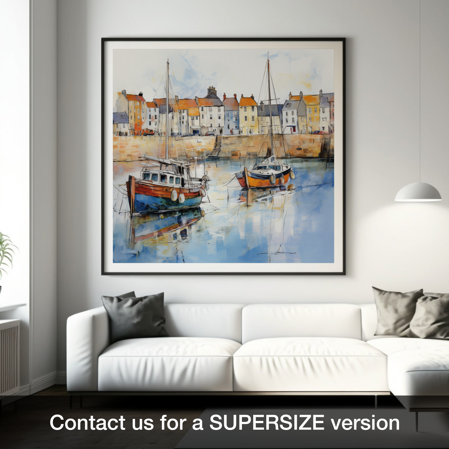 Anstruther's Dreamy Waterfront: An Impressionist Tribute