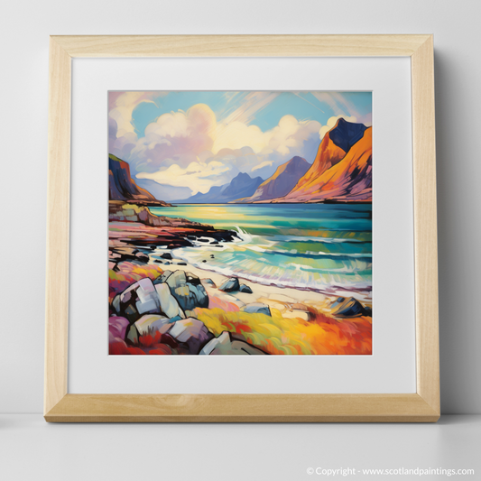 Explosive Hues of Elgol Bay: A Fauvist Impression