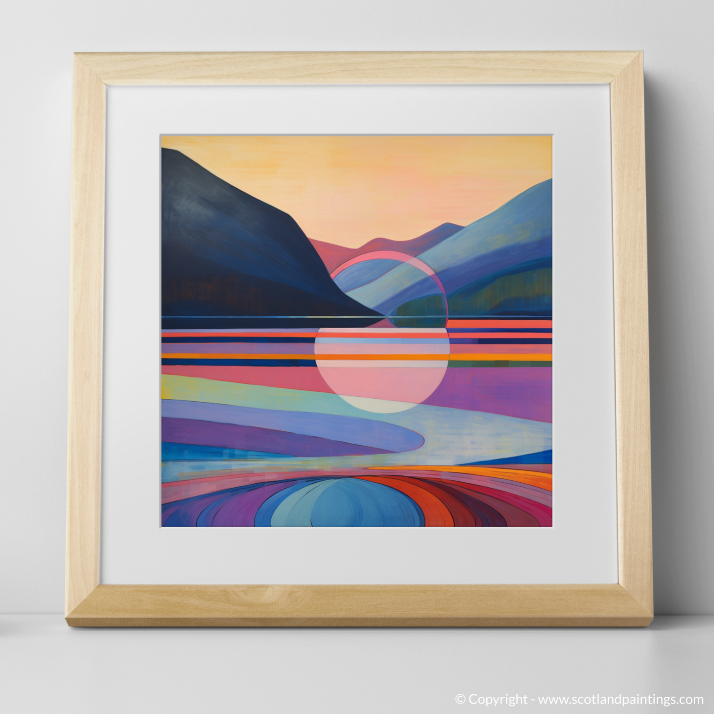 Loch Earn Abstraction: A Color Field Reverie