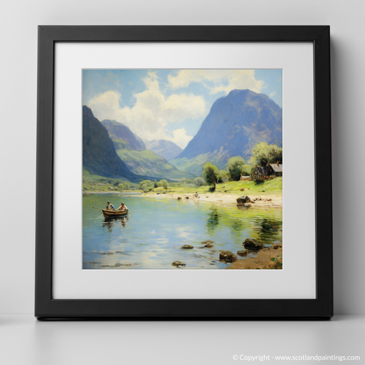 Summer Serenity: Fishermen at Glencoe