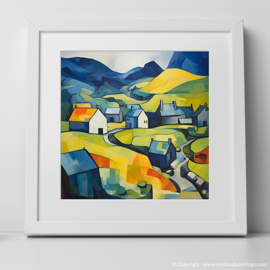 Art Print of Glenmore, Highlands with a white frame