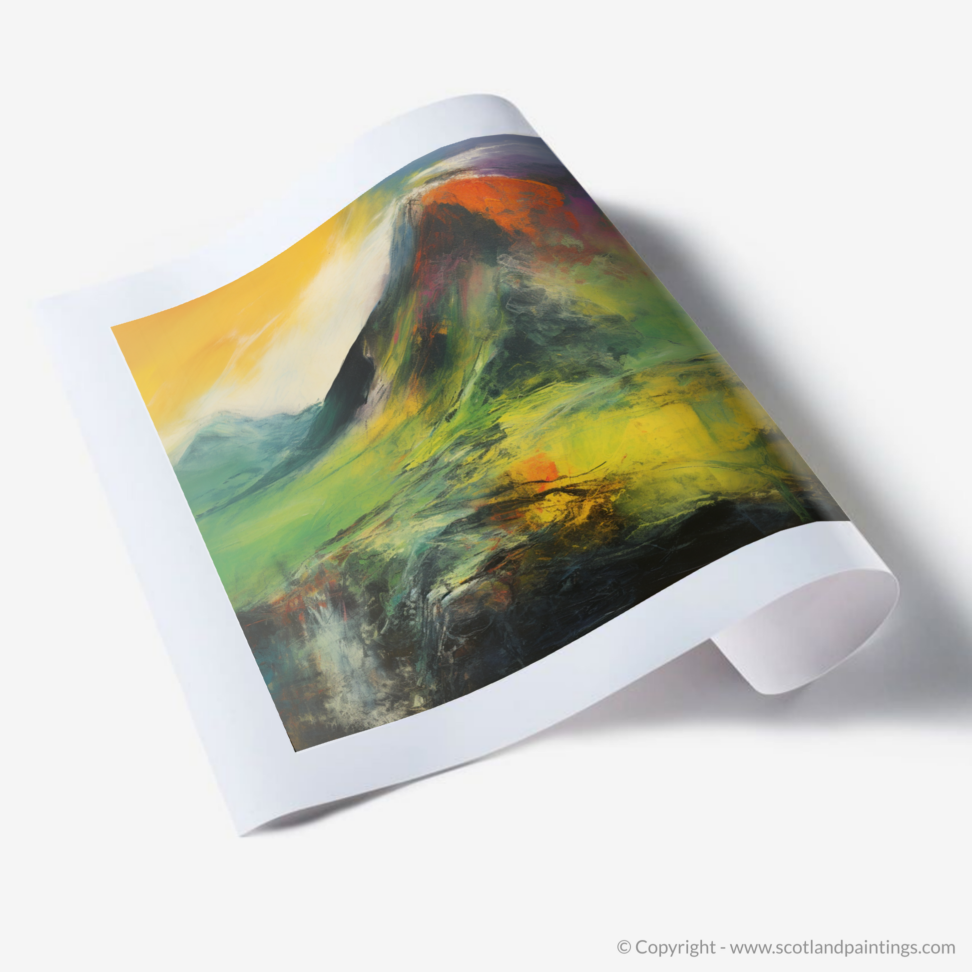 Art Print of Meall a' Choire Lèith