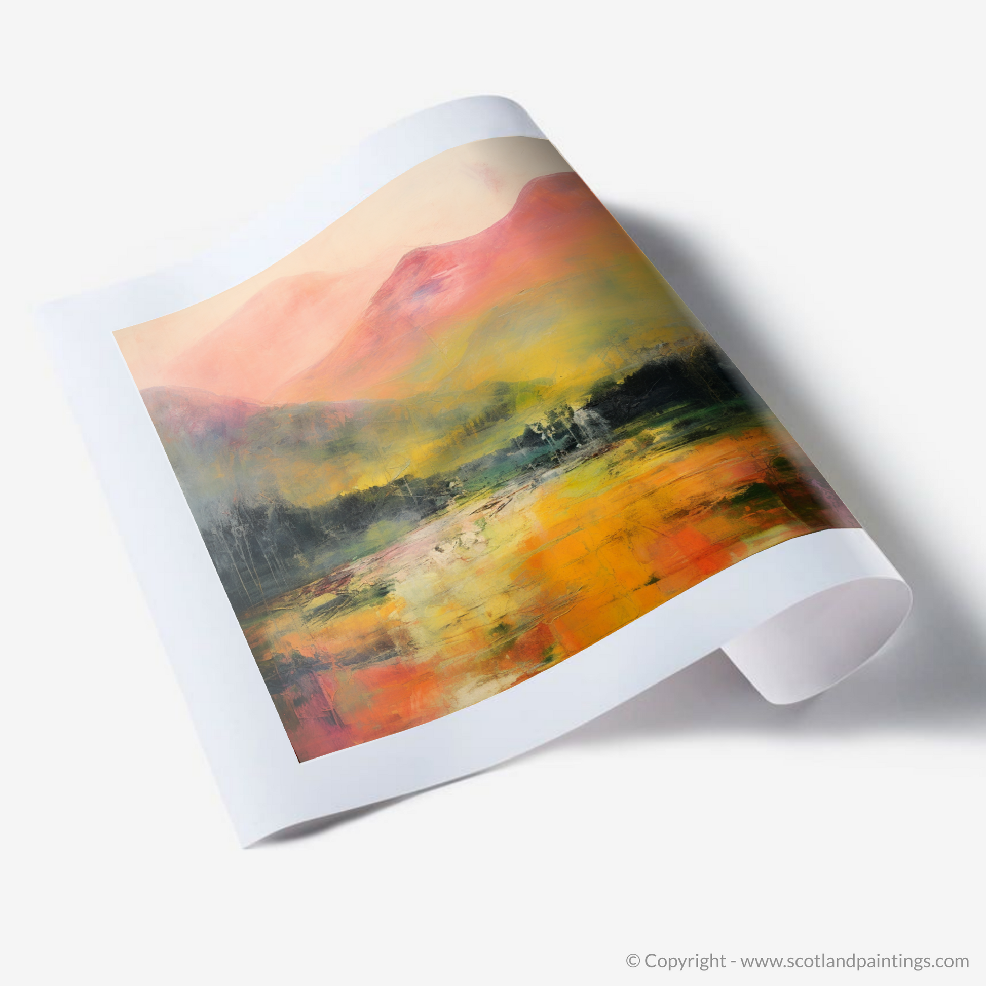 Art Print of Glen Orchy, Argyll and Bute