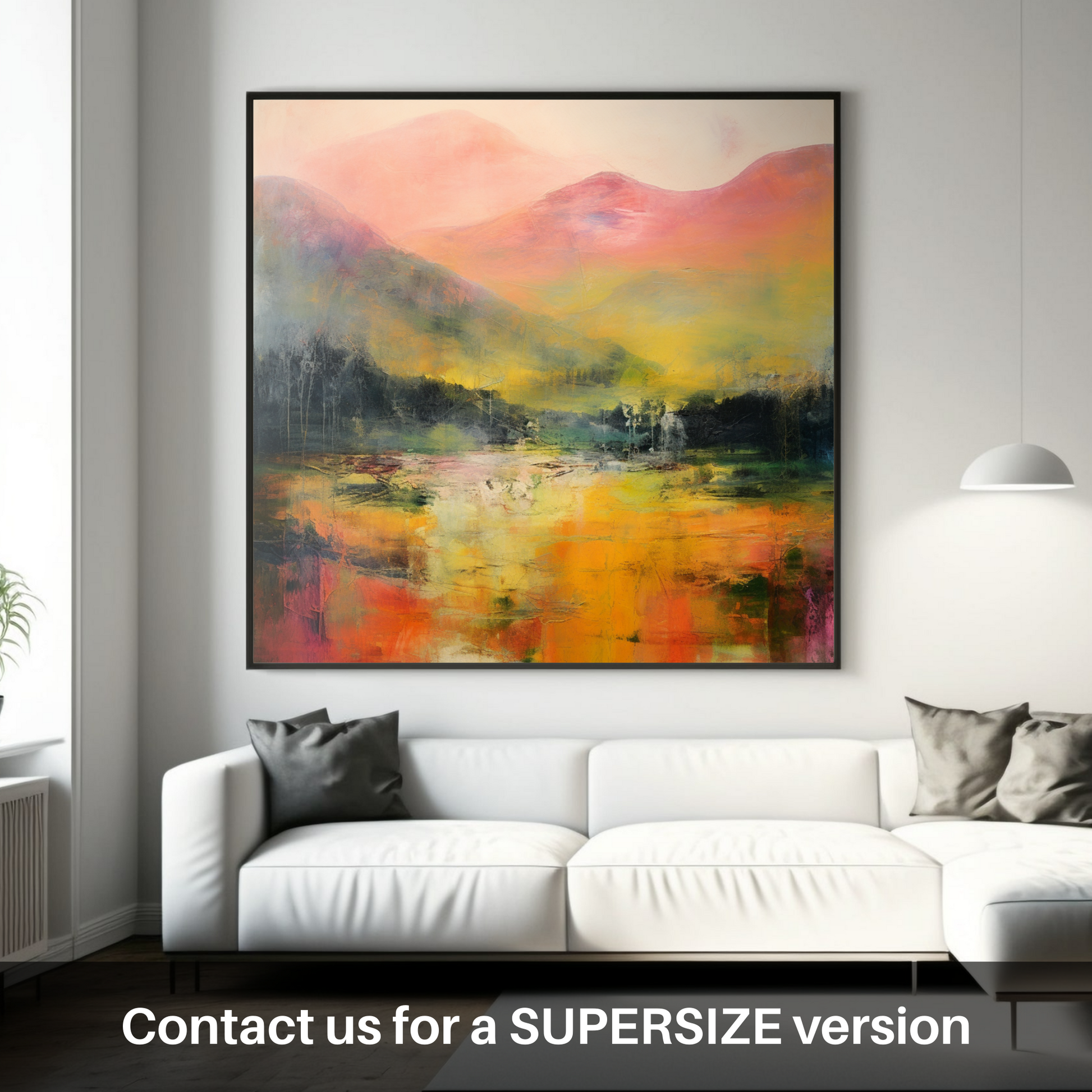 Huge supersize print of Glen Orchy, Argyll and Bute