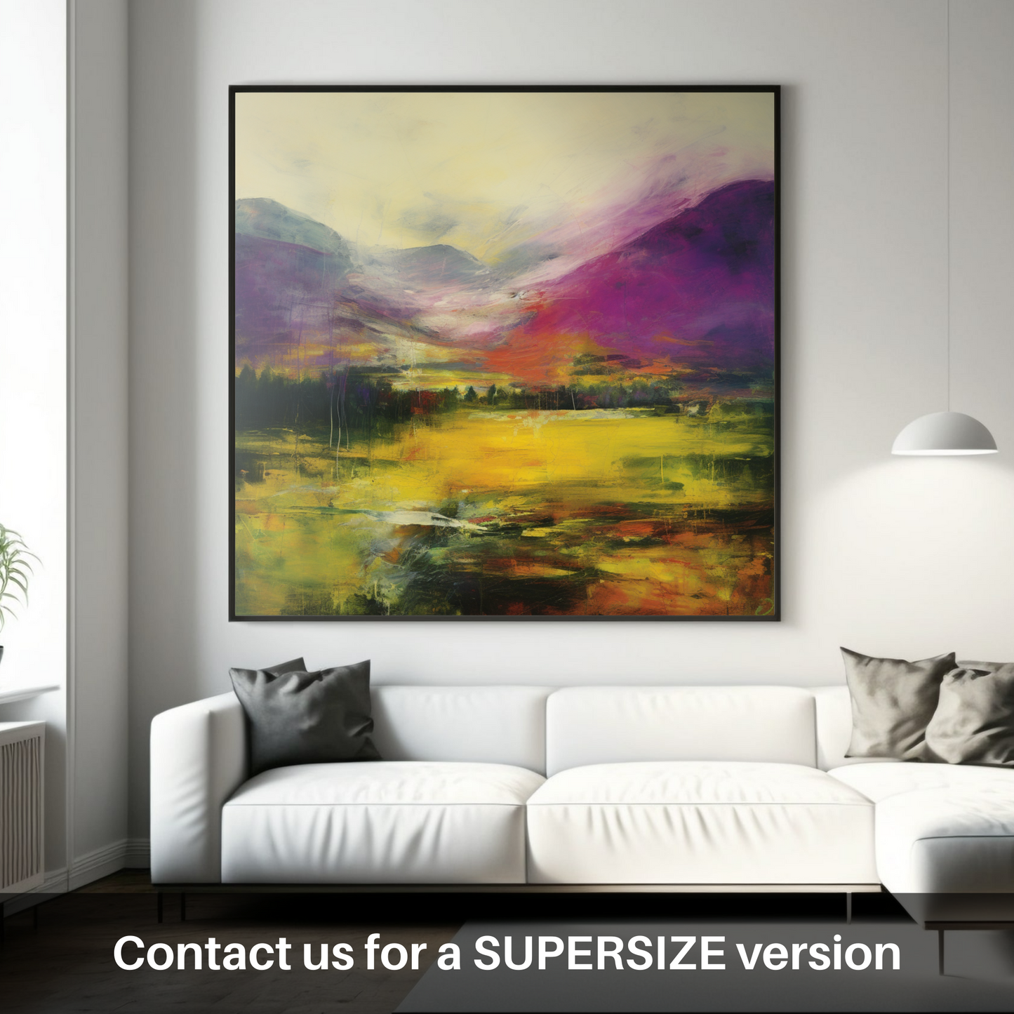 Huge supersize print of Glen Orchy, Argyll and Bute