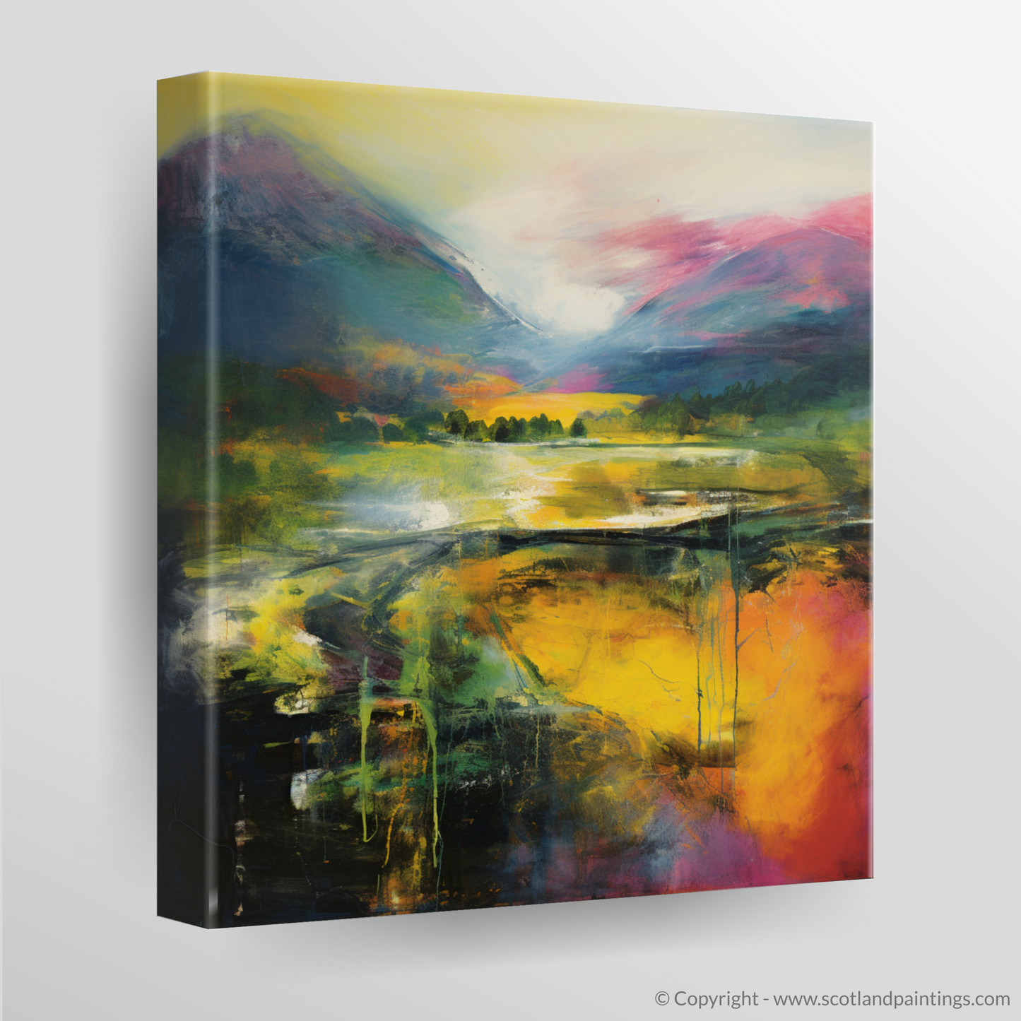 Canvas Print of Glen Orchy, Argyll and Bute