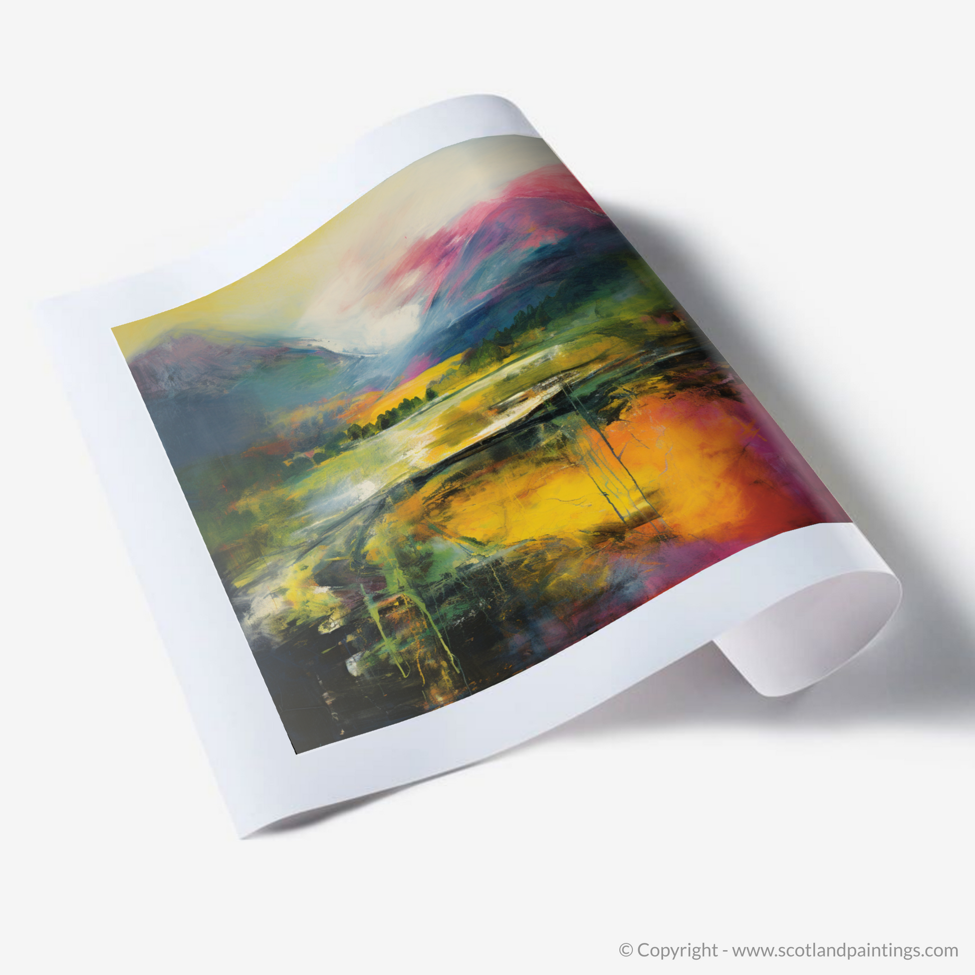 Art Print of Glen Orchy, Argyll and Bute