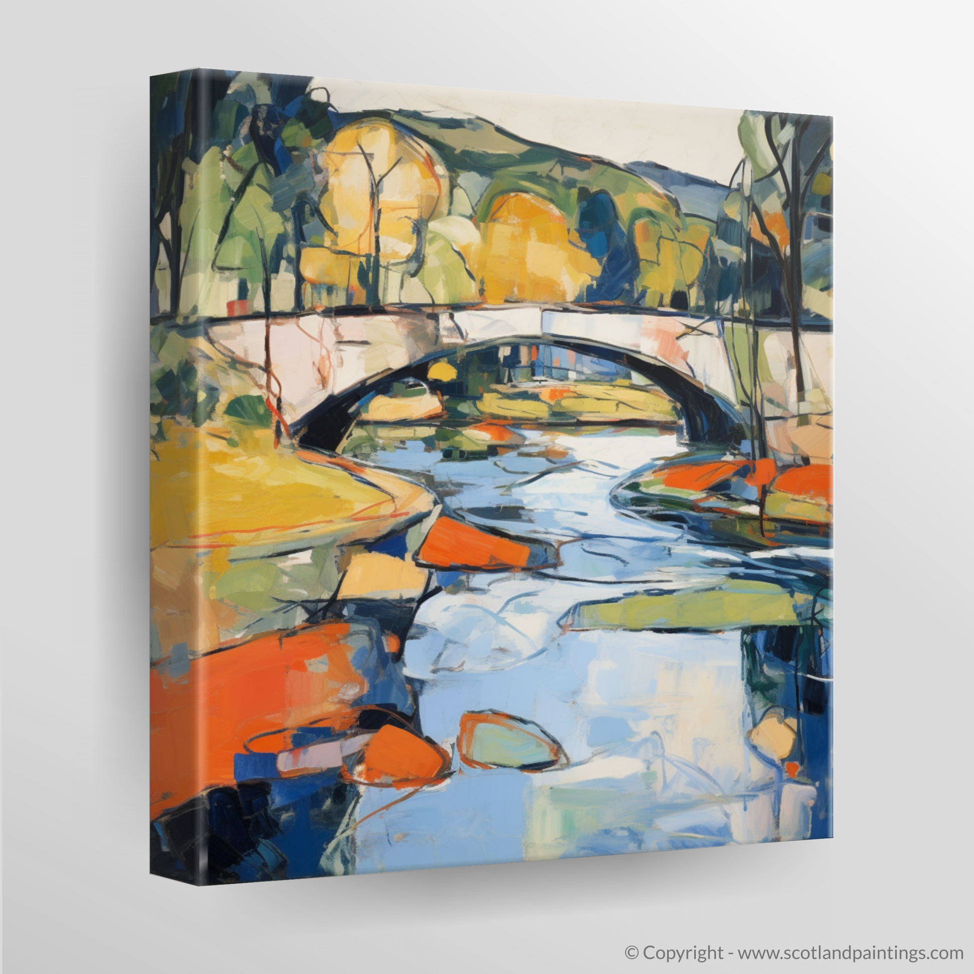 Canvas Print of River Earn, Perthshire in summer