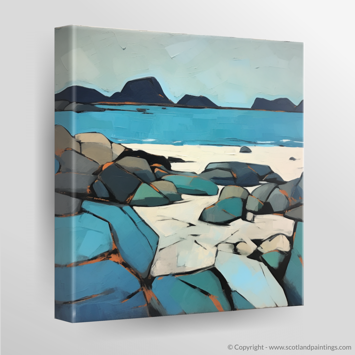 Canvas Print of Mellon Udrigle Beach, Wester Ross