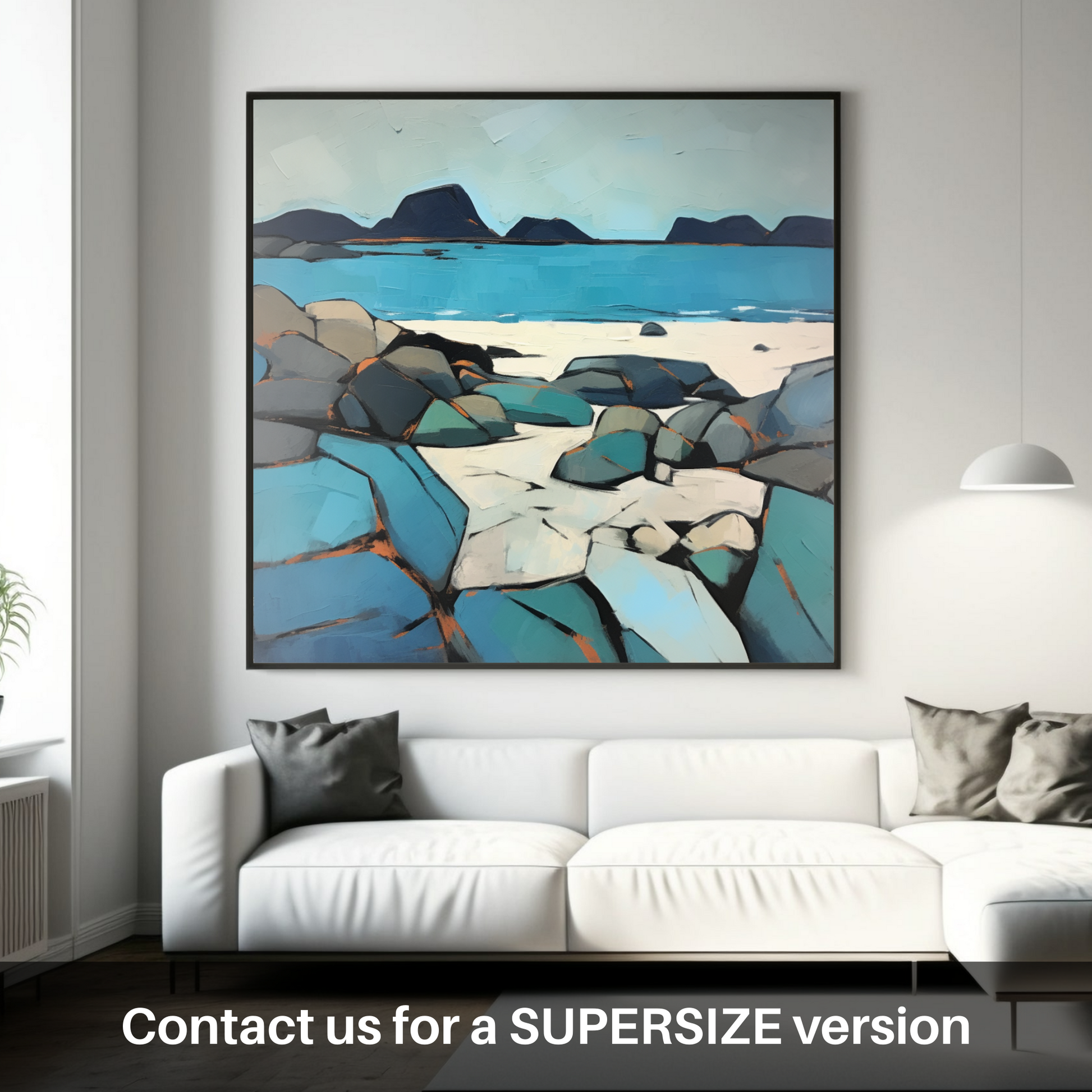 Huge supersize print of Mellon Udrigle Beach, Wester Ross