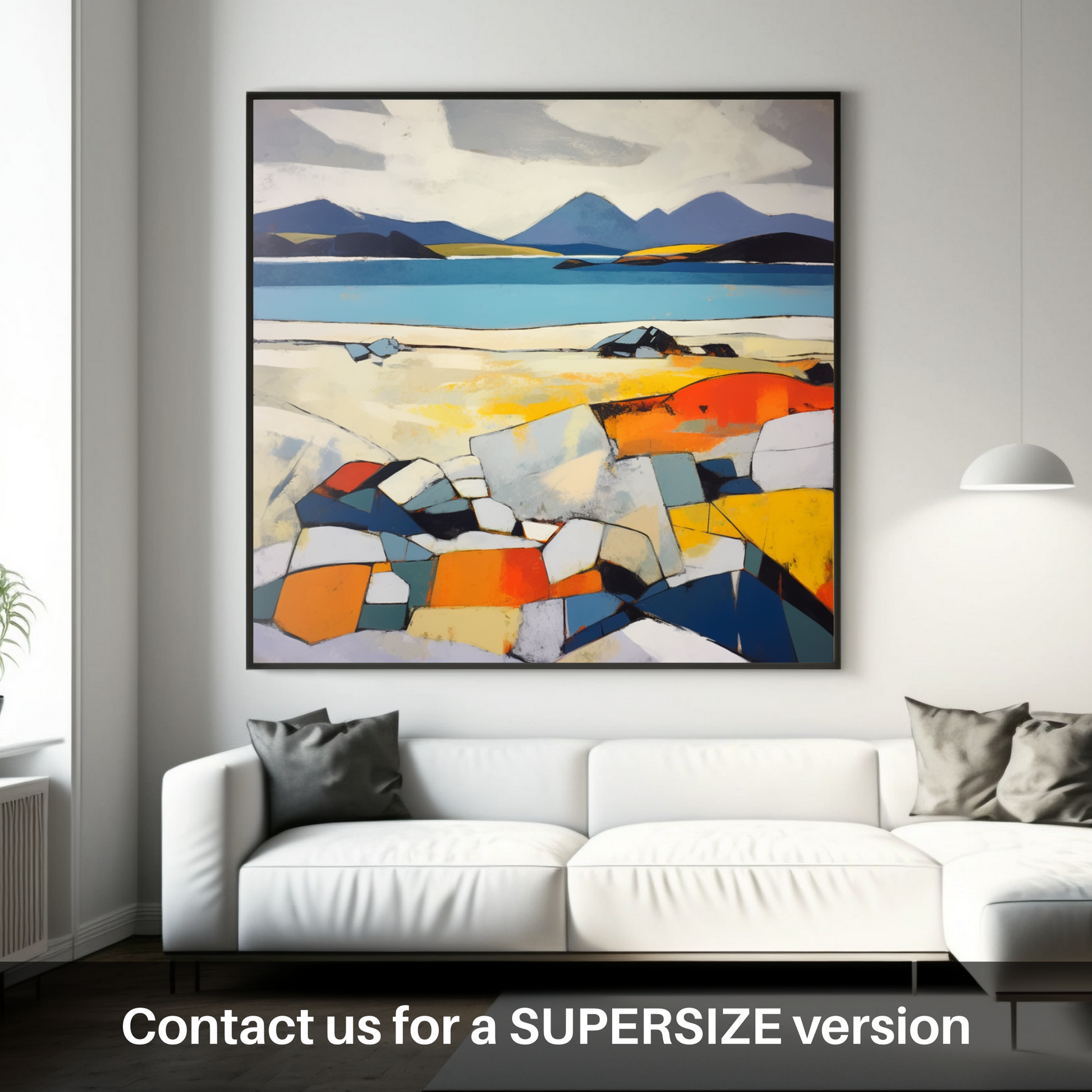 Huge supersize print of Mellon Udrigle Beach, Wester Ross