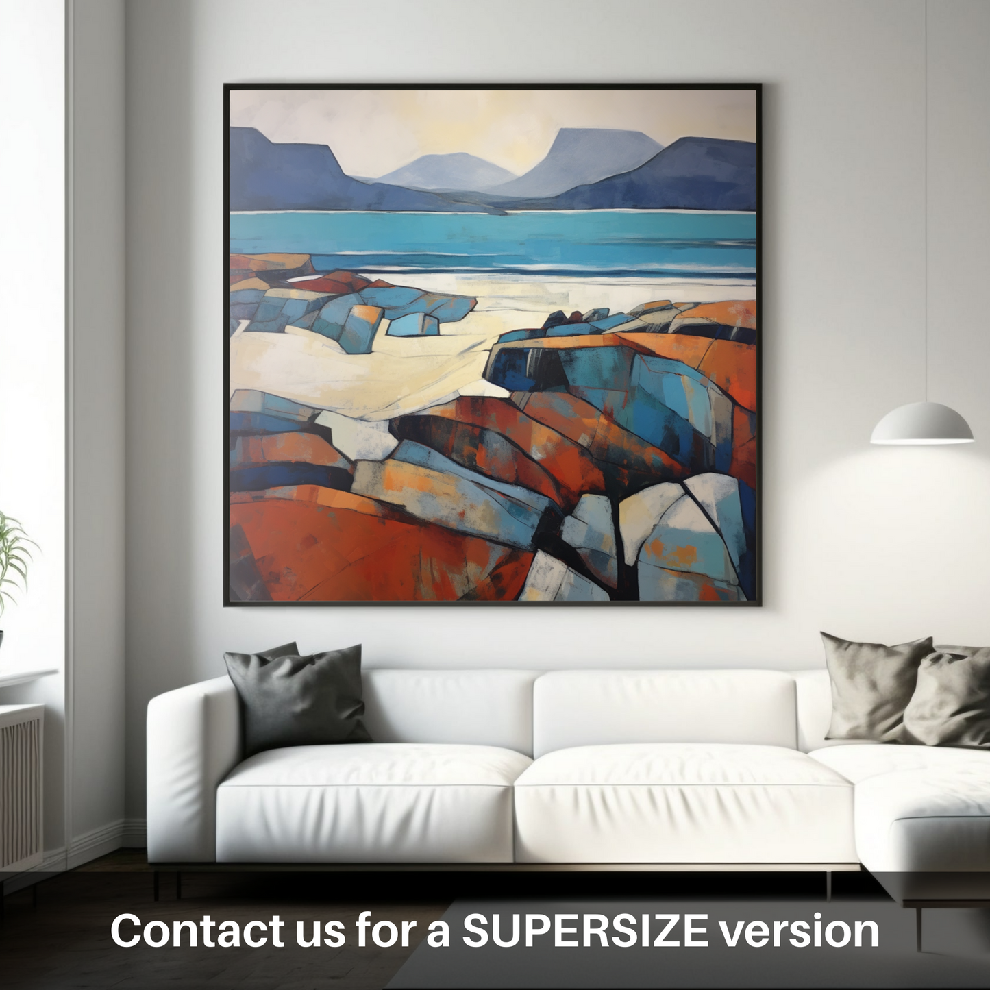 Huge supersize print of Mellon Udrigle Beach, Wester Ross