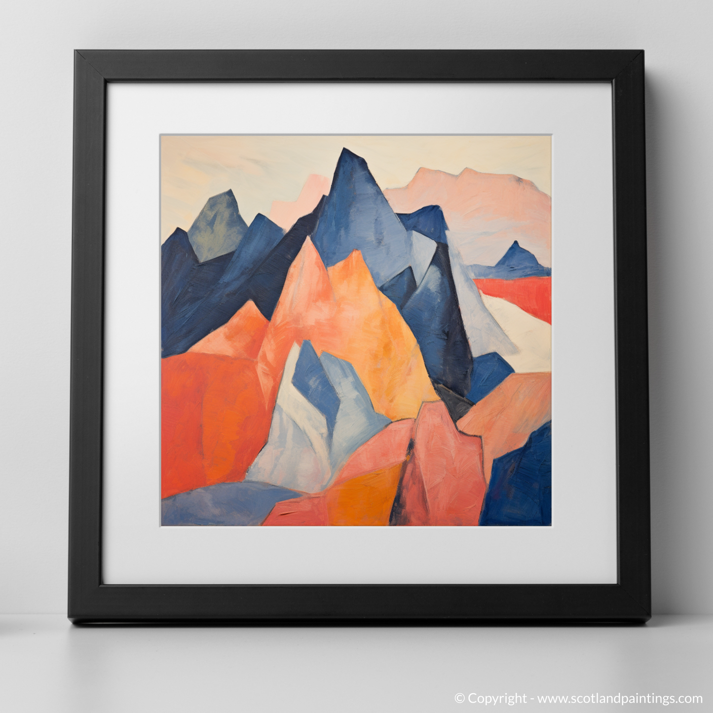 Art Print of Stob Binnein with a black frame