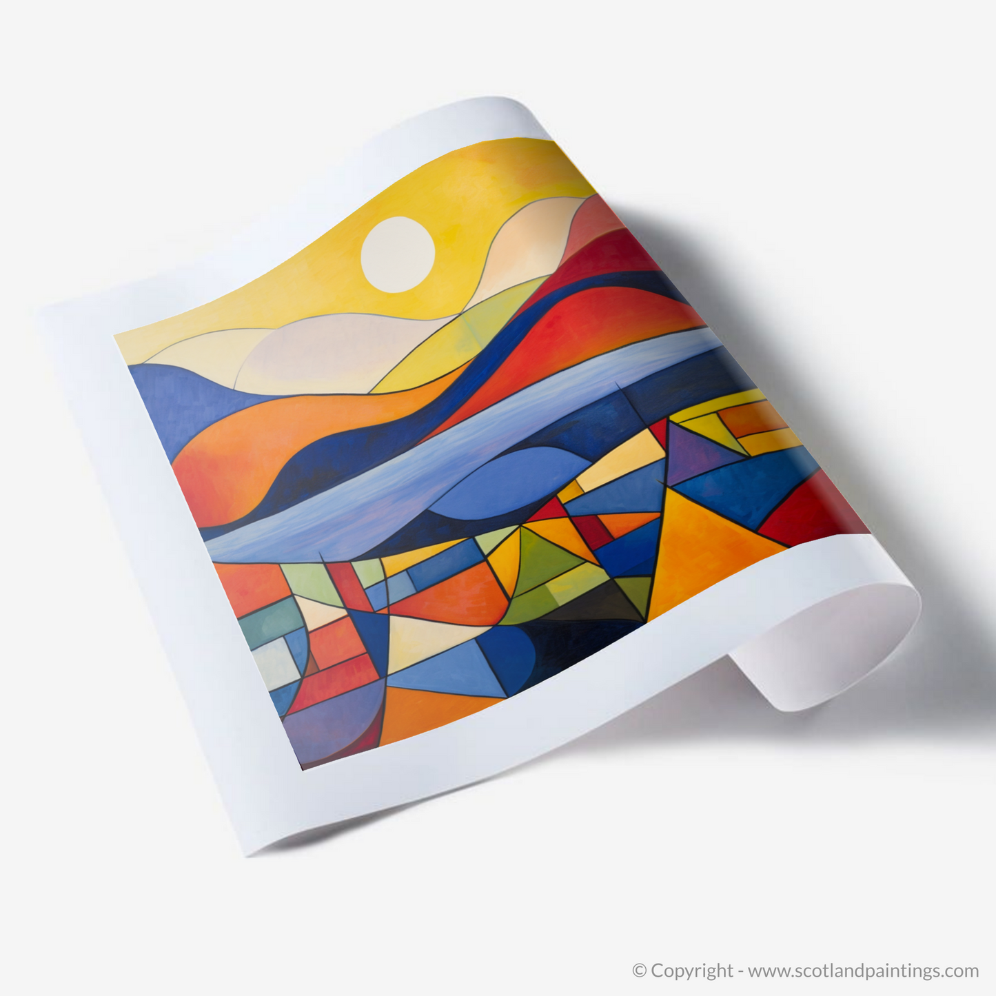 Art Print of Loch Lochy, Highlands in summer