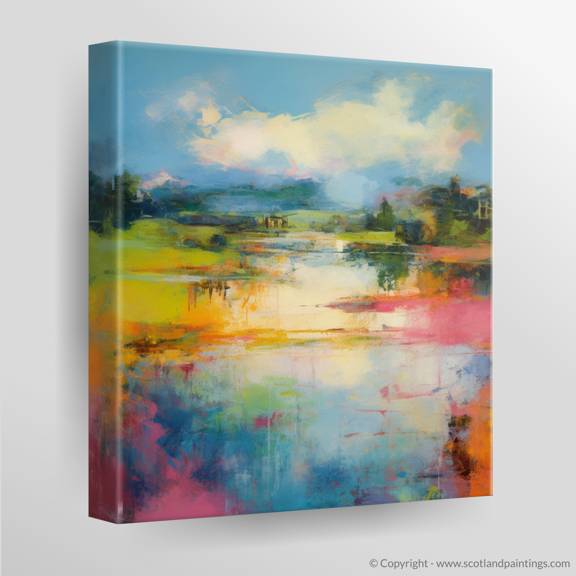 Canvas Print of River Ness, Inverness in summer