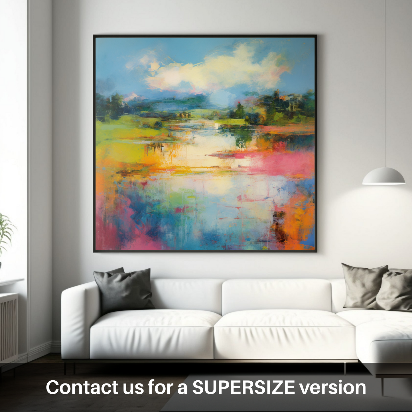 Huge supersize print of River Ness, Inverness in summer