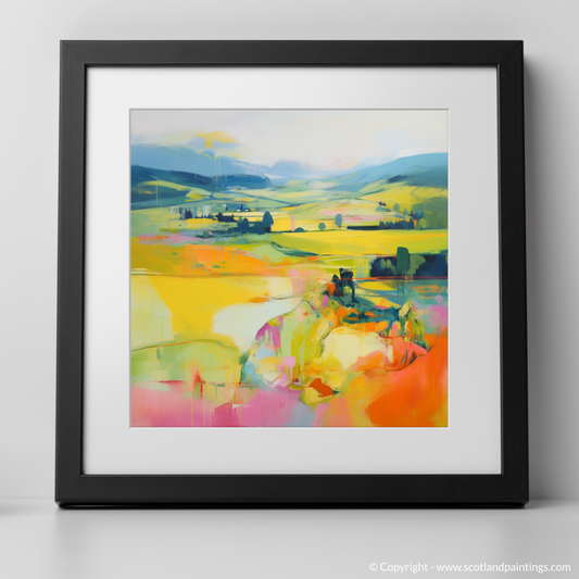 Painting and Art Print of Glendevon, Perth and Kinross in summer. Summer Serenade in Glendevon.