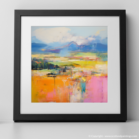 Painting and Art Print of Glendevon, Perth and Kinross in summer. Summer Symphony in Glendevon.