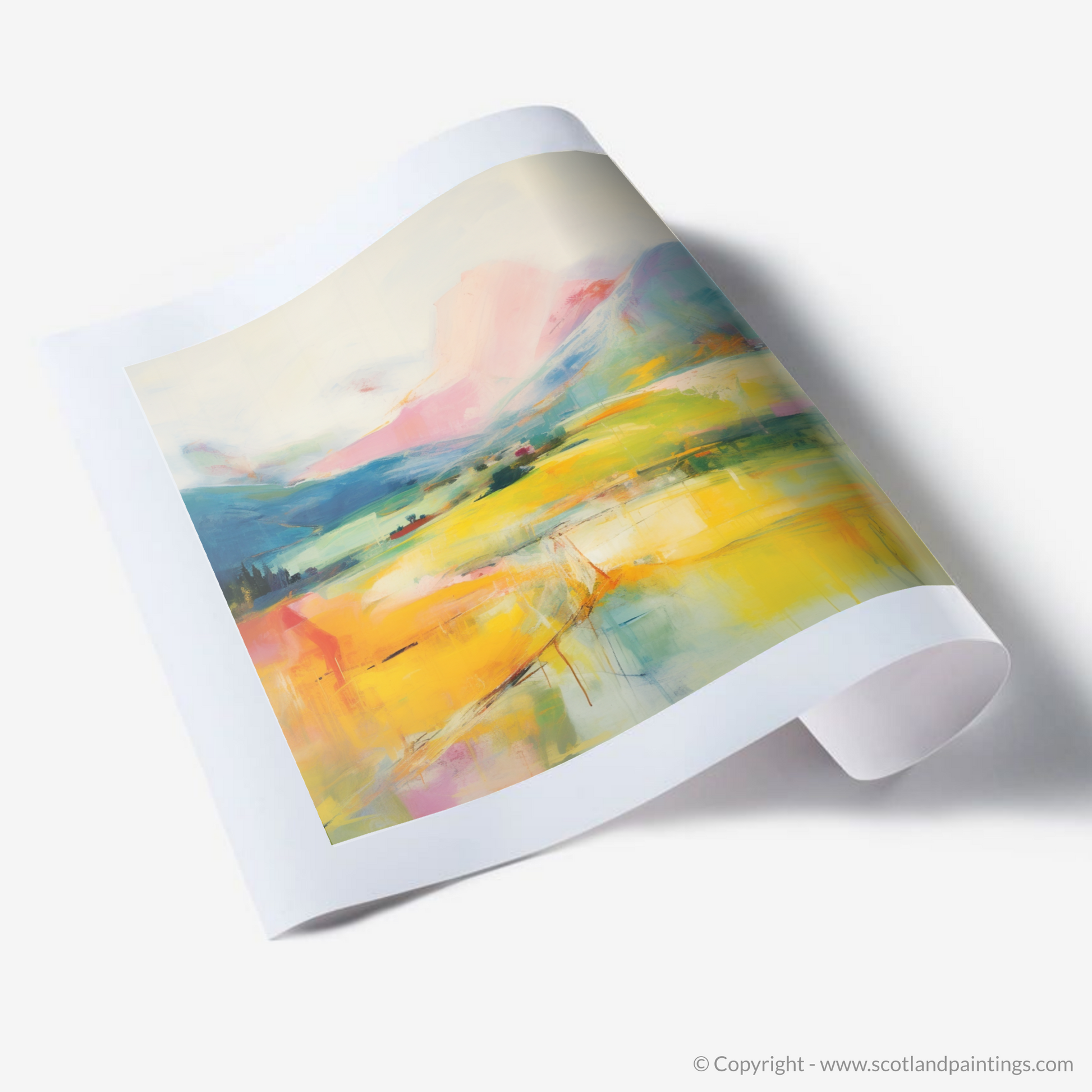 Art Print of Glendevon, Perth and Kinross in summer