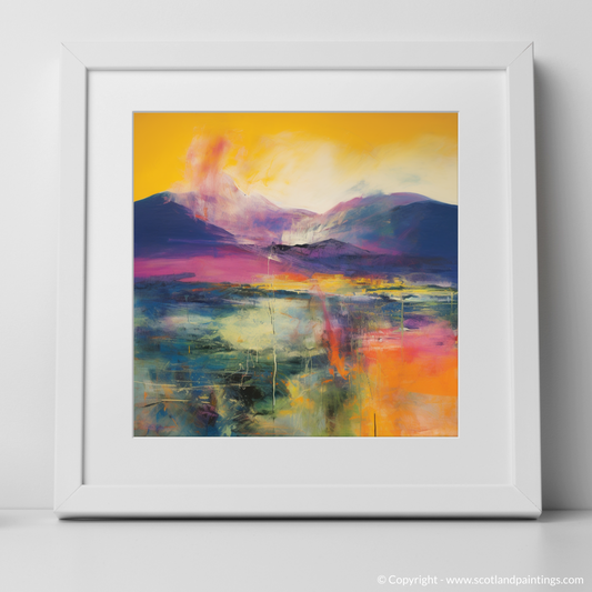 Art Print of Ben Lawers, Perth and Kinross with a white frame