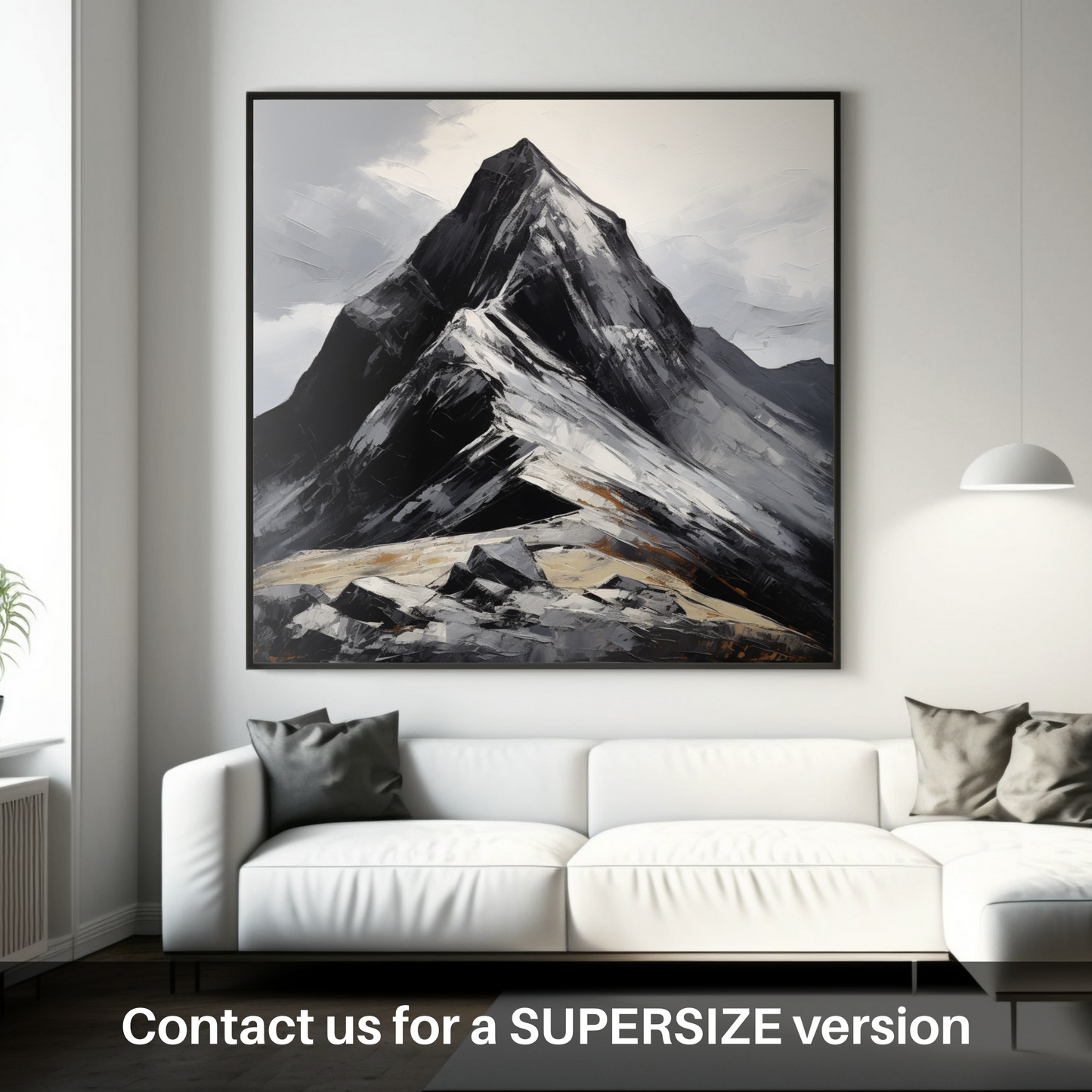 Huge supersize print of Sgurr Dearg, Highlands